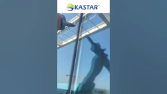 KASTAR Gebäudedichtungsmittel auf #Glas #Vorhang #Wand angewendet.