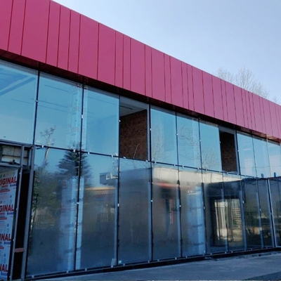 6063-T5 Aluminium-Versteckte-Rahmen-Glas-Vorhangwand für Gebäude