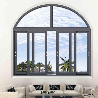 Gewerbliche Aluminium-Horizontales Schiebefenster Schalldämmung Wärmedämmung