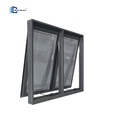 Hurrikanbeständiges vertikal geöffnetes Fenster Aluminiumkettenwindel Fenster mit Louvres