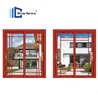 40 Schalldämmung Schalldichte Glasschiebetür, moderne Aluminium-Eingangstür