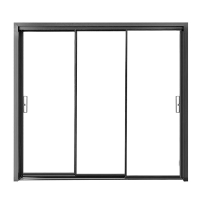 Schalldichte Aluminium-Glasklapptüren