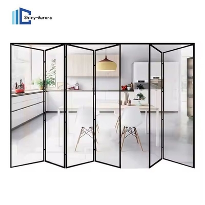 Schwere Aluminium Bifold Glas Türen wasserdichte Aluminium Schiebetüren