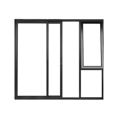 Pulverbeschichtete Schiebetüren aus Aluminium mit thermischer Brechung
