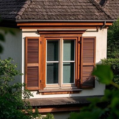 Individuell angepasste Fenster aus Aluminium, Dreiflächenfenster aus Aluminium