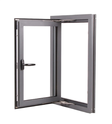 Weiße Aluminium-Gehäusefenster mit thermischer Isolierung