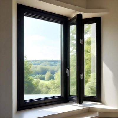 Schallsichere Aluminium-Rutschfenster, modernes Glasfenster aus Aluminiumprofil