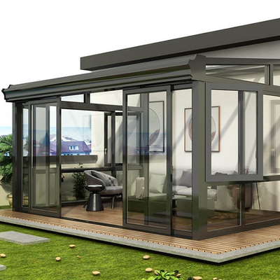 Weißes Sonnenzimmer Aluminiumrahmen mit Ecke Joint Ecke Code Verbindung
