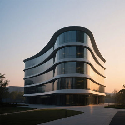 100 mm Aluminium-Unifizierte Vorhangwand mit Doppelglas