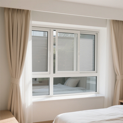 Kundenspezifisches Aluminium-Schiebefenster 1,2 mm Rahmen Modernes Design