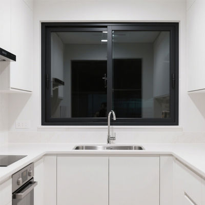 Schiebe-Aluminiumfenster mit 5mm+20A+5mm Glas für Badezimmer