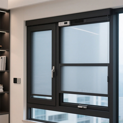 Aluminiumfenster mit Jalousien und Bildschirmen - angepasst, energieeffizient für Wohn- und Büroräume